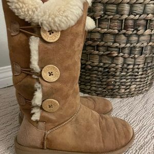 Authentic Ugg button high tops